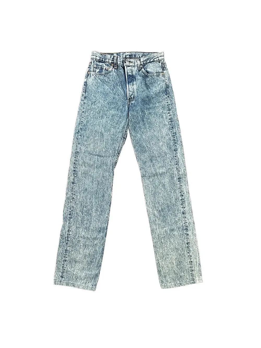 VTG 90s Levis 501 Button Fly 30x36 USA Tag Jeans Straight Acid Wash XX Act 27x32